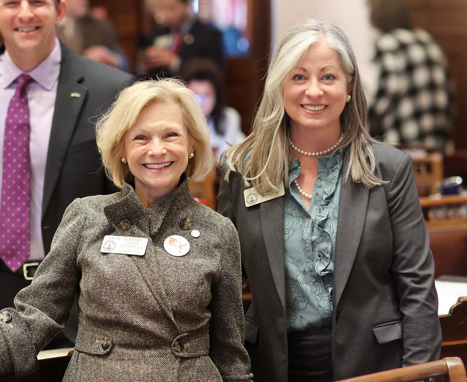 Rep. Katie Dempsey and Rep. Leesa Hagan