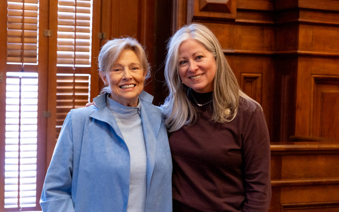 Rep. Penny Houston and Rep. Leesa Hagan at the Capitol