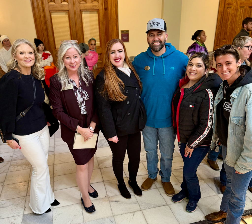 Representative Leesa Hagan and friends from Gardens of Hope RCO in Lyons at the Capitol for ARAD 2026