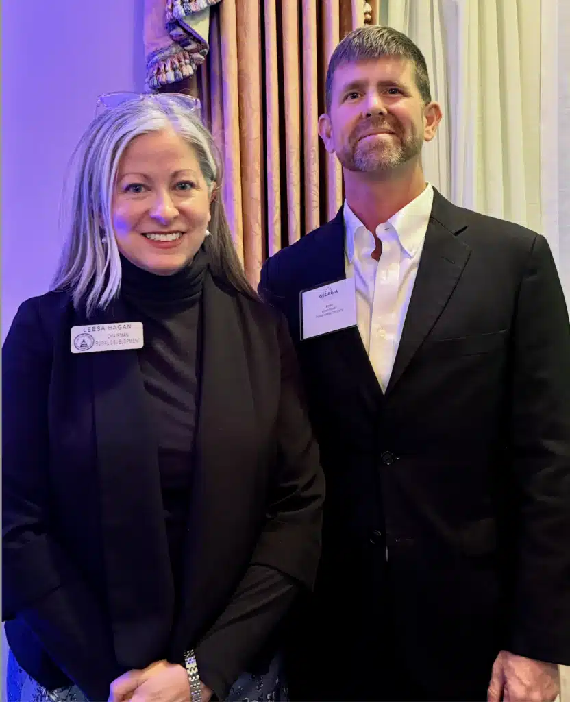 State Representative Leesa Hagan and Arren Moses of Montgomery County at the GA Transportation Alliance reception