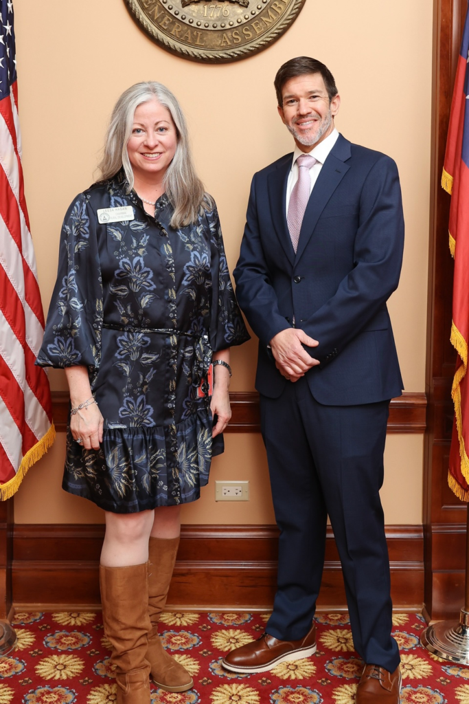 Georgia State Representative Leesa Hagan and Shane Curry, Executive Director of the Vidalia Onion Business Council