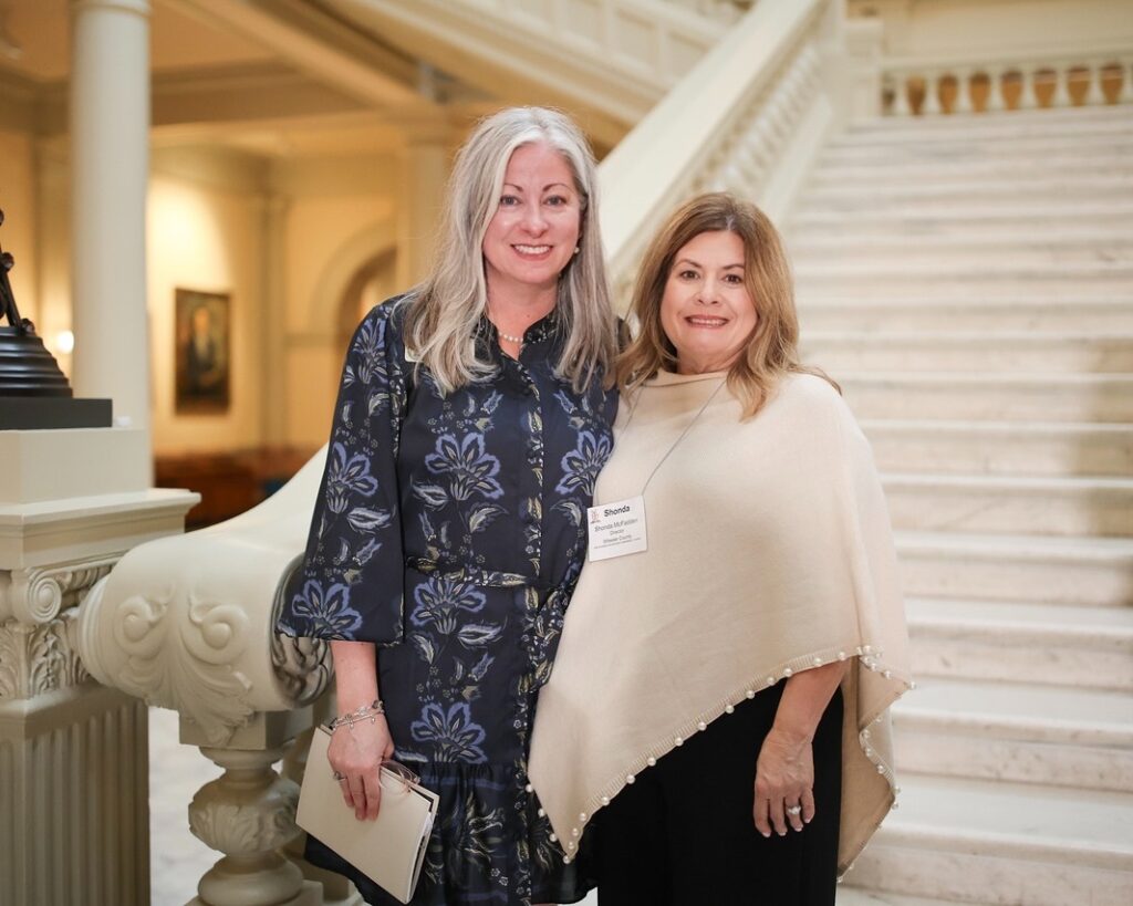 Georgia State Rep. Leesa Hagan and Wheeler County School Nutrition Director Shonda McFadden