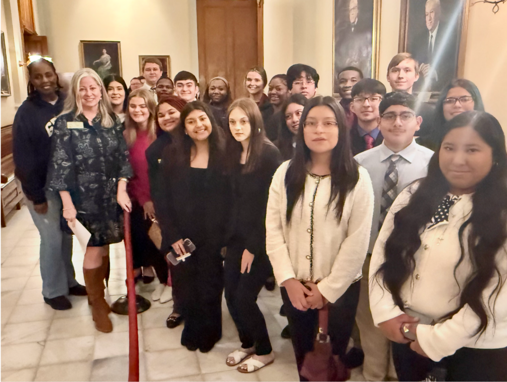 Rep. Leesa Hagan and Tattnall County High School Students