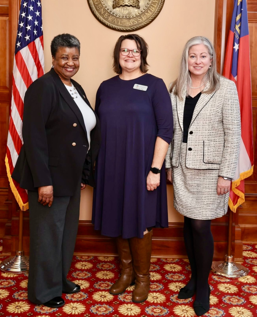 Becky Gay, Director of Fitzgerald Ben Hill Communities in Schools, and Representative Leesa Hagan