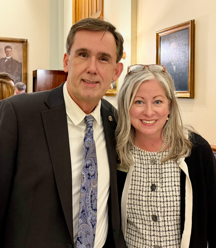 Kip Hart (CTAE) and Rep. Leesa Hagan